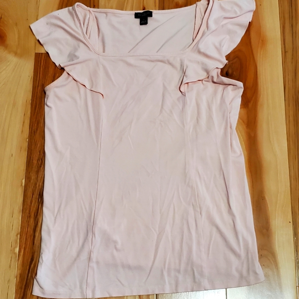 Blush Pink Anne Taylor sleeveless women's shirt Size S